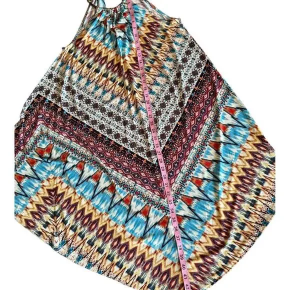 Westport | Women's Multi-Colored Summer Dress | Size M | 0965 - Picture 3 of 8